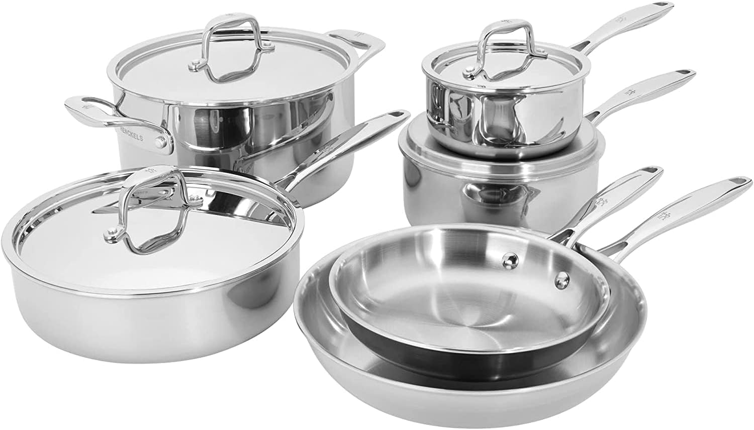 HENCKELS-Clad-Impulse-10-pc-3-Ply-Stainless-Steel-Pots-and-Pans-Set-Cookware-Set